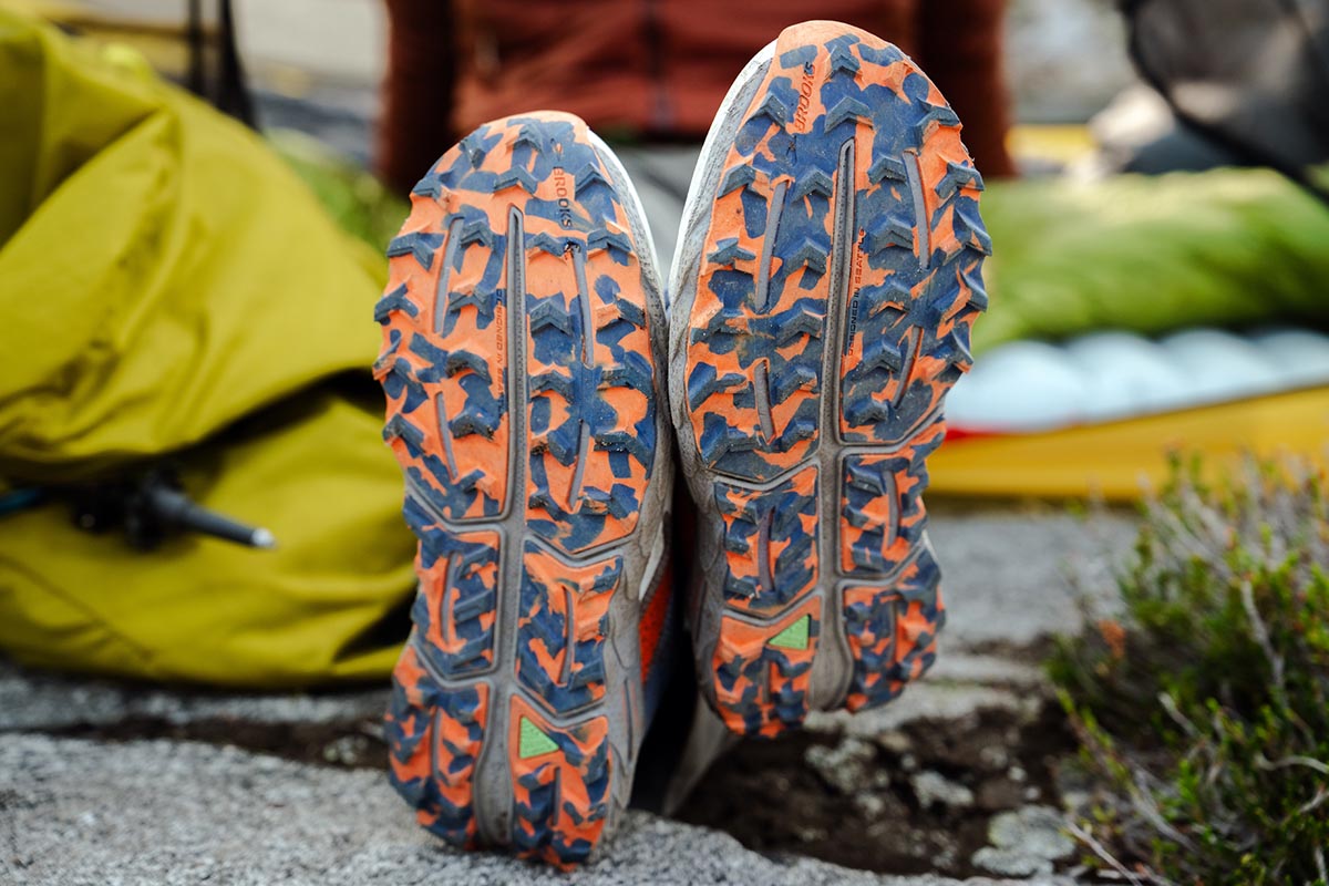 Colorful store hiking shoes